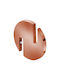 Bronze Art Single Wall-Mounted Bathroom Hook Inox Copper