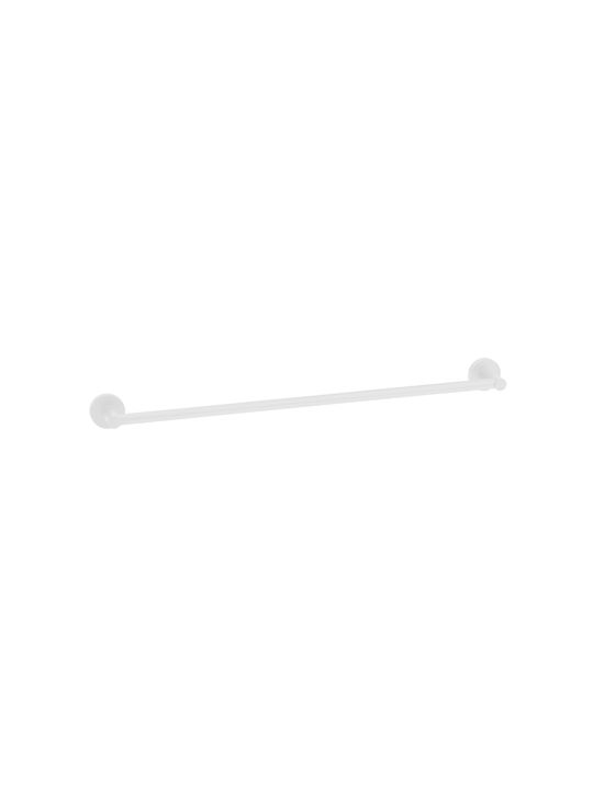 Bronze Art Fairmont Single Wall-Mounted Bathroom Rail ​60x60cm White