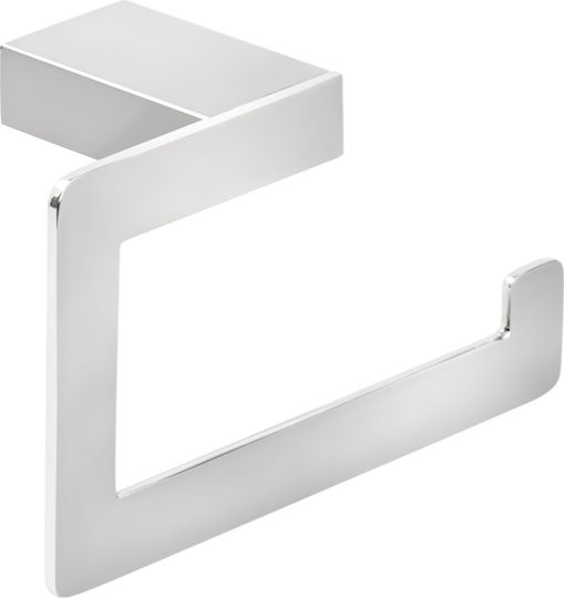 Bronze Art Single Wall-Mounted Bathroom Ring ​23x10cm Silver