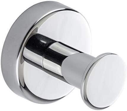 Inda Styl Haken Badezimmer Einzeln Schrauben Inox Silber