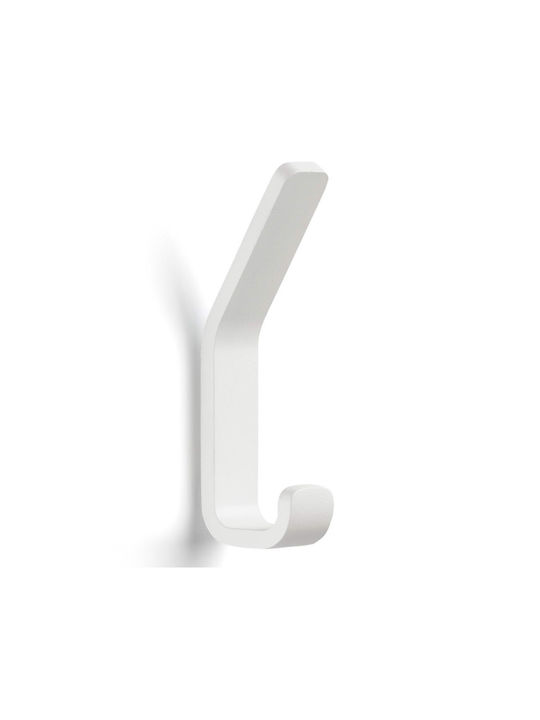 Zone Denmark Double Wall-Mounted Bathroom Hook White