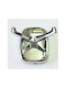 Milano Nets Double Wall-Mounted Bathroom Hook Silver