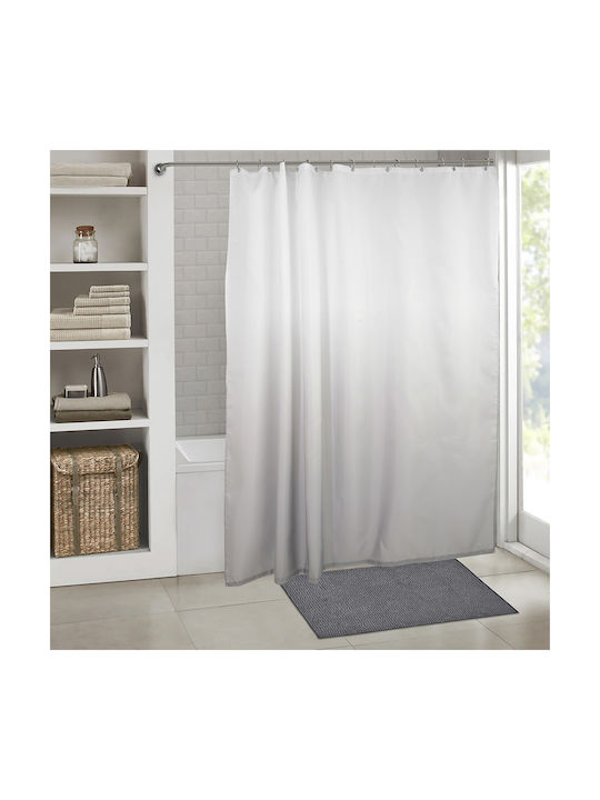 Lino Home Nombre Κουρτίνα Μπάνιου 180x200cm L.Grey