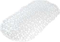 Homelier Bathtub Mat with Suction Cups White 36x69cm