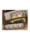 Hermes Pat Dublu Metalic Auriu pentru Saltea 140x190cm
