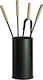 Comex Σετ Εργαλείων Τζακιού με Κουβά Μαύρο
