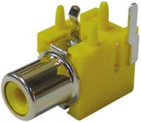 Ultimax Plug RCA female 10pcs Yellow (01.099.0128)