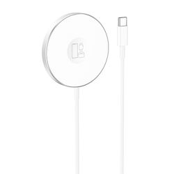 Borofone Magsafe Charger 15W White (BQ18)