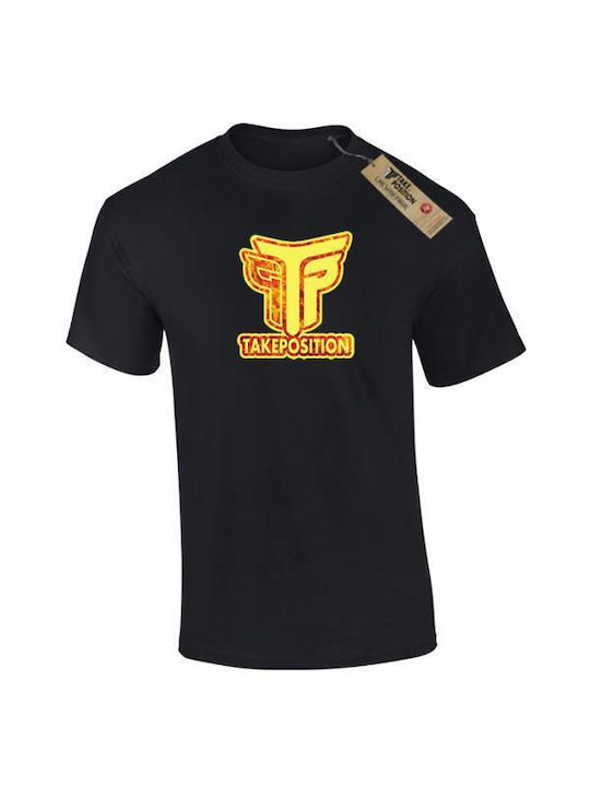 Takeposition logo T-shirt Schwarz