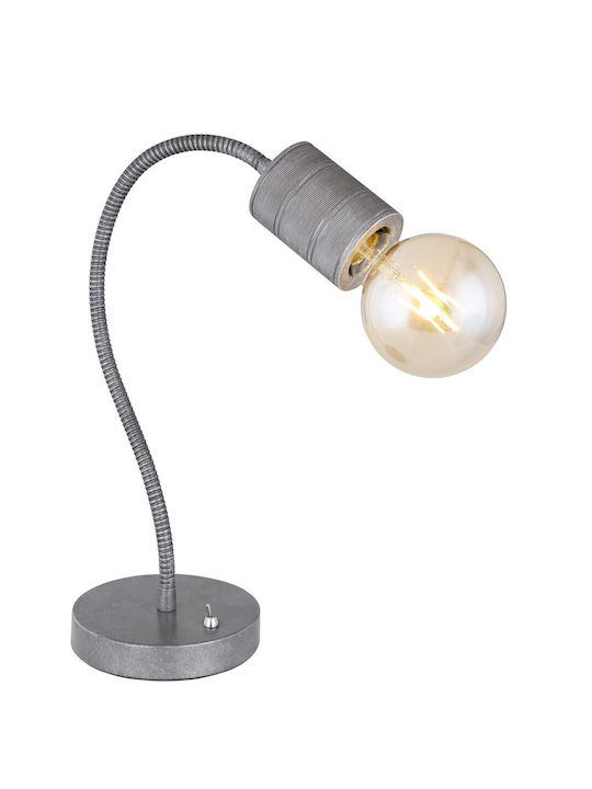 Globo Lighting Office Lamp Foldable for Socket E27 in Gray Color