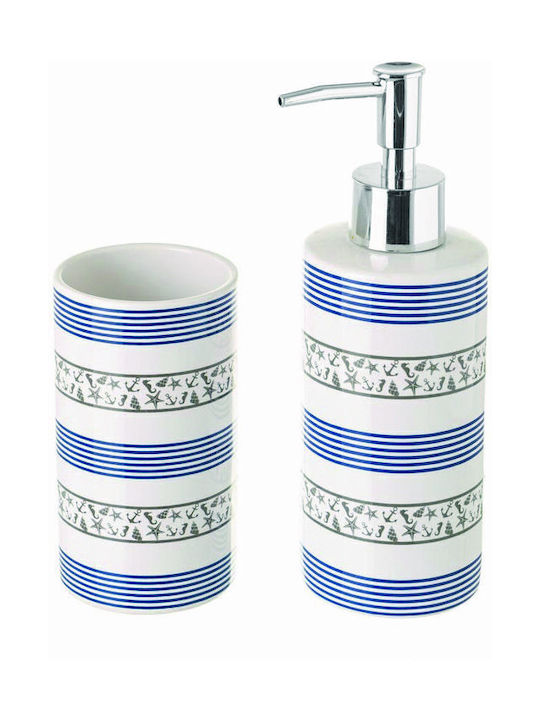 Set Accesorii Baie Ceramică Multicolor 2buc