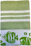 Beach Towel Green 170x90cm.