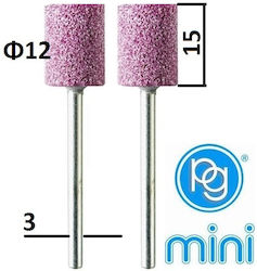 PG M.2070 Schleifsteine mit Schaft 12mm 2 Stück