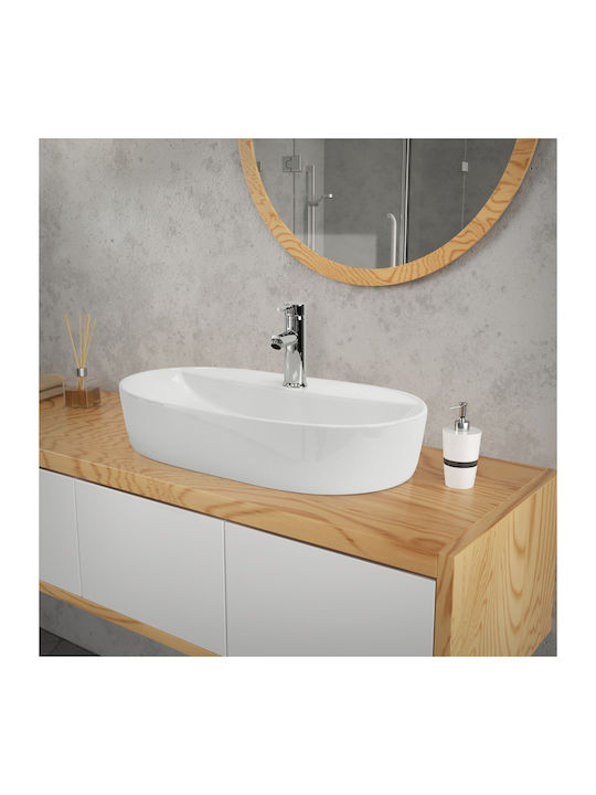 ML-Design Countertop Sink Ceramic 60x40x12cm White