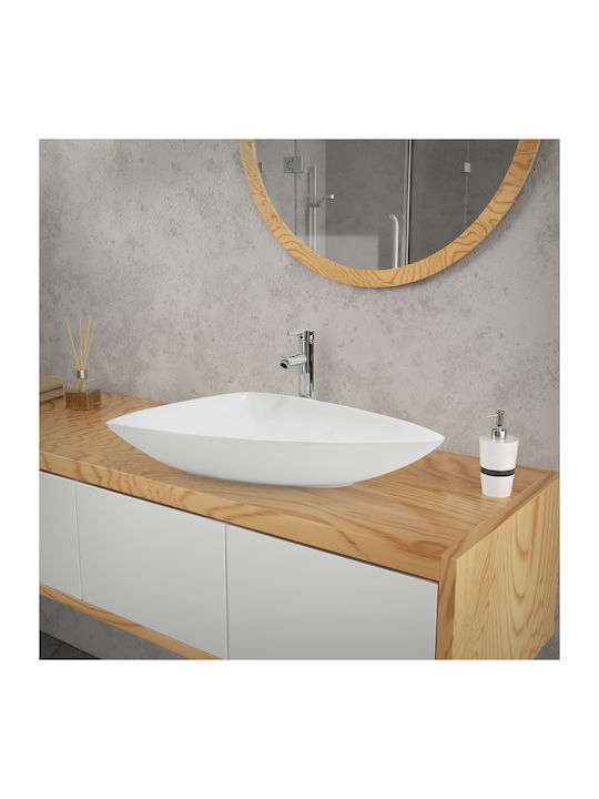 ML-Design Countertop Sink Ceramic 69x46x13cm White