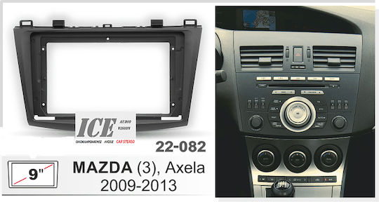 Πρόσοψη 2 Din Συμβατή με Οθόνη 9" για Mazda 3 2009 2013