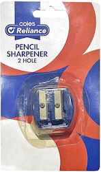 Justnote Plastic Double Sharpener Blue
