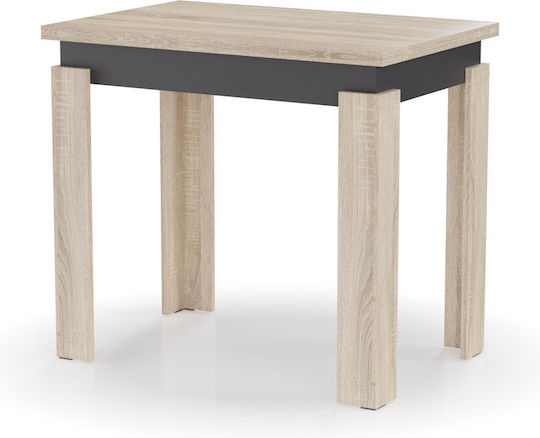 Kitchen Extendable Sonoma-Anthracite 90x60x77cm Family