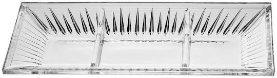 Bohemia Κρυστάλλινη Ορντεβιέρα 3 Θέσεων Διάφανη