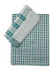 Tea Towel made of 100% Cotton in Green Color 50x70cm 3pcs