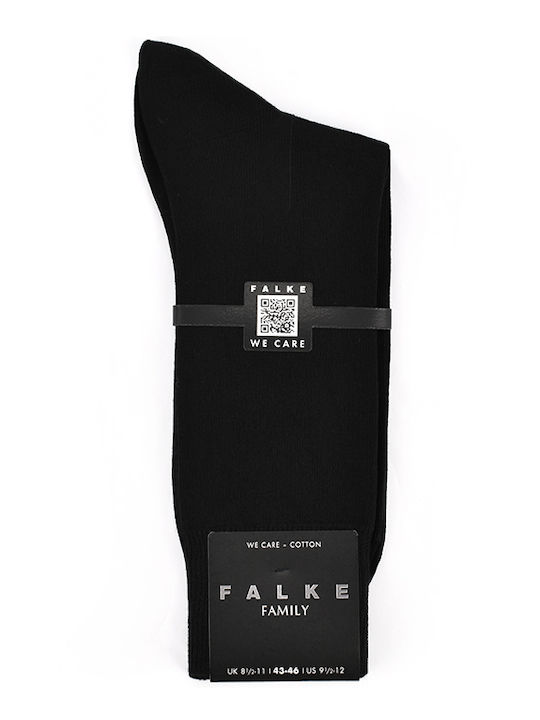 Falke Family Bărbați Șosete Negre 1Pachet