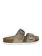Women's Flat Sandals Anatomic in Brown Color