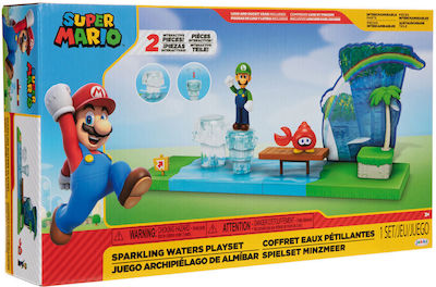 Jakks Pacific Jucărie Miniatură Super Mario - Bros Sparkling Waters pentru 3+ Ani