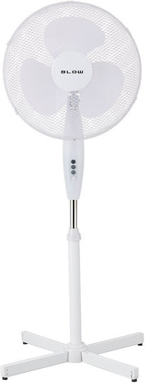 Blow Ventilator Sockel 55W Lüfterdurchmesser 40cm Weißer
