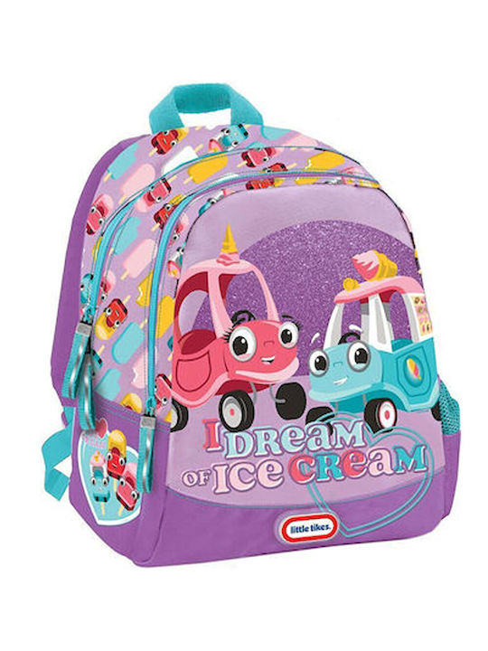 Graffiti School Bag Backpack Kindergarten in Lilac color