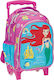 Gim School Bag Trolley Kindergarten in Pink color