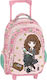 Graffiti School Bag Trolley Elementary, Elementary in Pink color