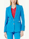 Forel Blazer pentru femei Crep Sacou Negru