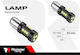 Raistar Lampen Auto S25 LED Weiß 12V 1.5W 2Stück