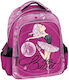 Graffiti School Bag Backpack Kindergarten in Fuchsia color