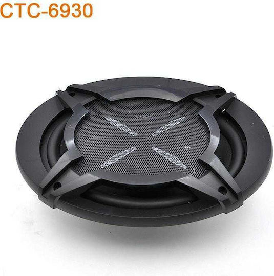 PerVoi Автомобилен Високоговорител 6930 6*9 2pcs 6x9" с 80W RMS (3 начина)
