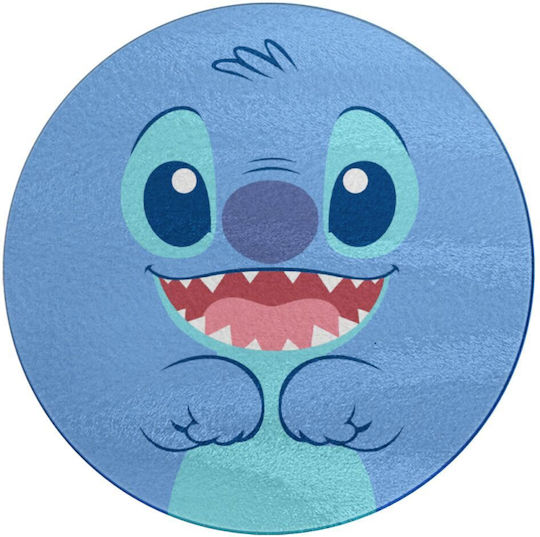 Koupakoupa Round Glass Chopping Board Blue 30x30cm
