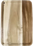 Rectangular Wooden Chopping Board Brown 35x25cm