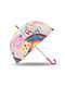 Next Kinder Regenschirm Gebogener Handgriff Durchsichtig mit Durchmesser 46cm.