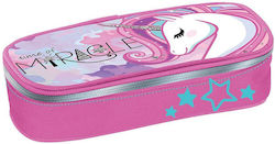 Graffiti Pencil Case with 1 Compartment Pink