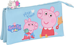 Safta Pencil Case with 3 Compartments Multicolored