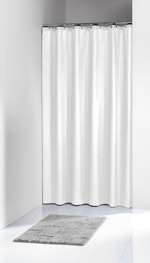 Sealskin Duschvorhang Stoff 180x200cm Weiß