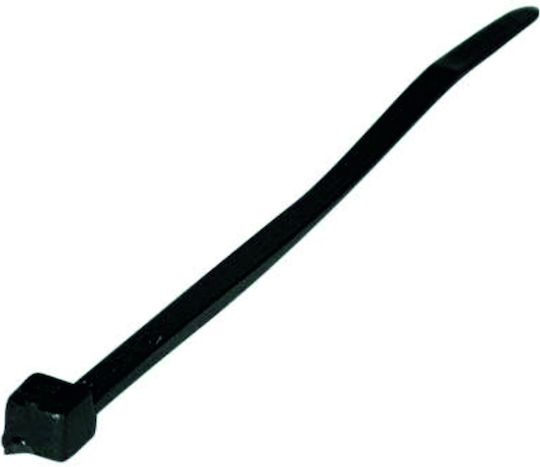 Com Δεματικά Καλωδίων Πλαστικά 200mmx4.8mm σε Μαύρο χρώμα (100τμχ) (05.310)