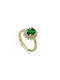 Intimonna Women's Gold Plated Brass Ring