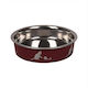 Flamingo Stainless Steel Bowl Food for Cat 160ml 11cm in Red Color