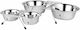 Stainless Steel Food and Water Bowl for Dog and Cat 2 x 1.5L