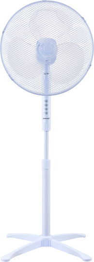 Prime3 Ανεμιστήρας Ορθοστάτης 55W Διαμέτρου 40cm Λευκός