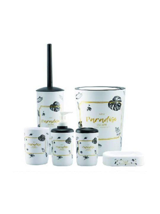 Paradise Badezimmerzubehör-Set Kunststoff Mehrfarbig 6 Stück