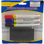 Whiteboard Markers Multicolour 3pcs