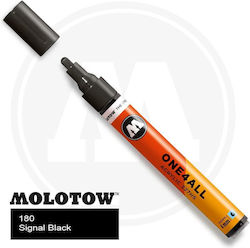 Molotow One4all Ακρυλικός Μαρκαδόρος Μαύρος 4mm