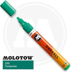 Molotow One4all Ακρυλικός Μαρκαδόρος Τιρκουάζ 4mm